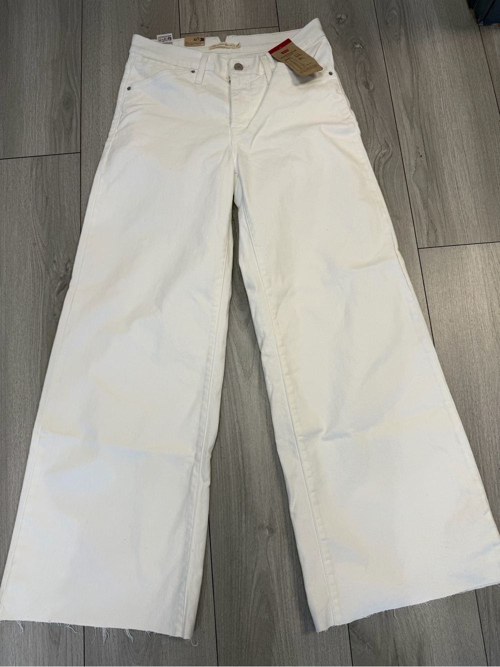 Levi's 318 shaping White wide leg Jeans women - Picture 2 of 6